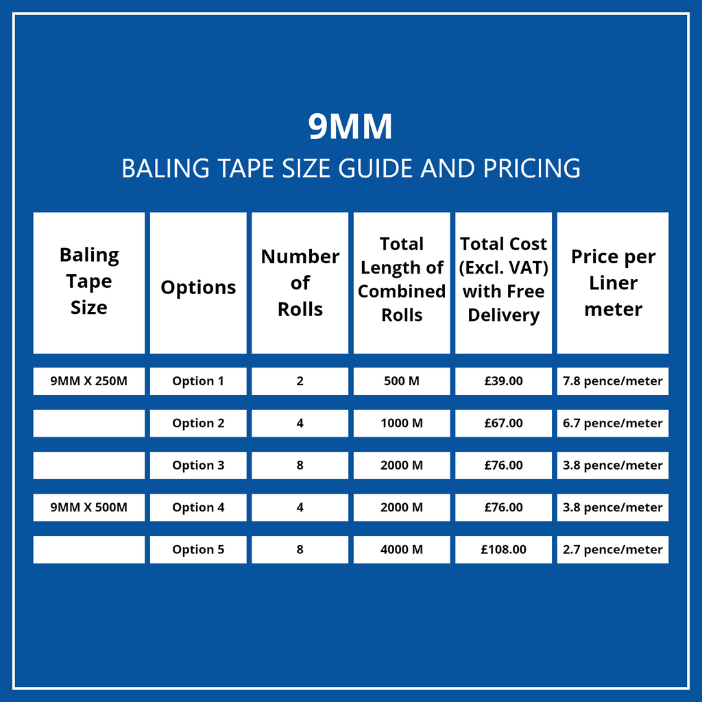 Baling Tape 9mm